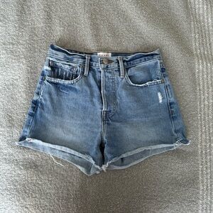 Frame Denim Rigid Re-Release leather Original Short Size 24